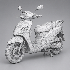 Modern White Electric Scooter - Thumbnail 11