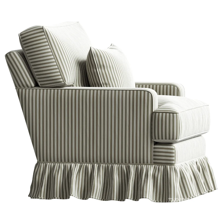 Westbury Ruffle Swivel Glider Image 5
