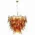Magnolia Smoke White Glass Chandelier - Thumbnail 3