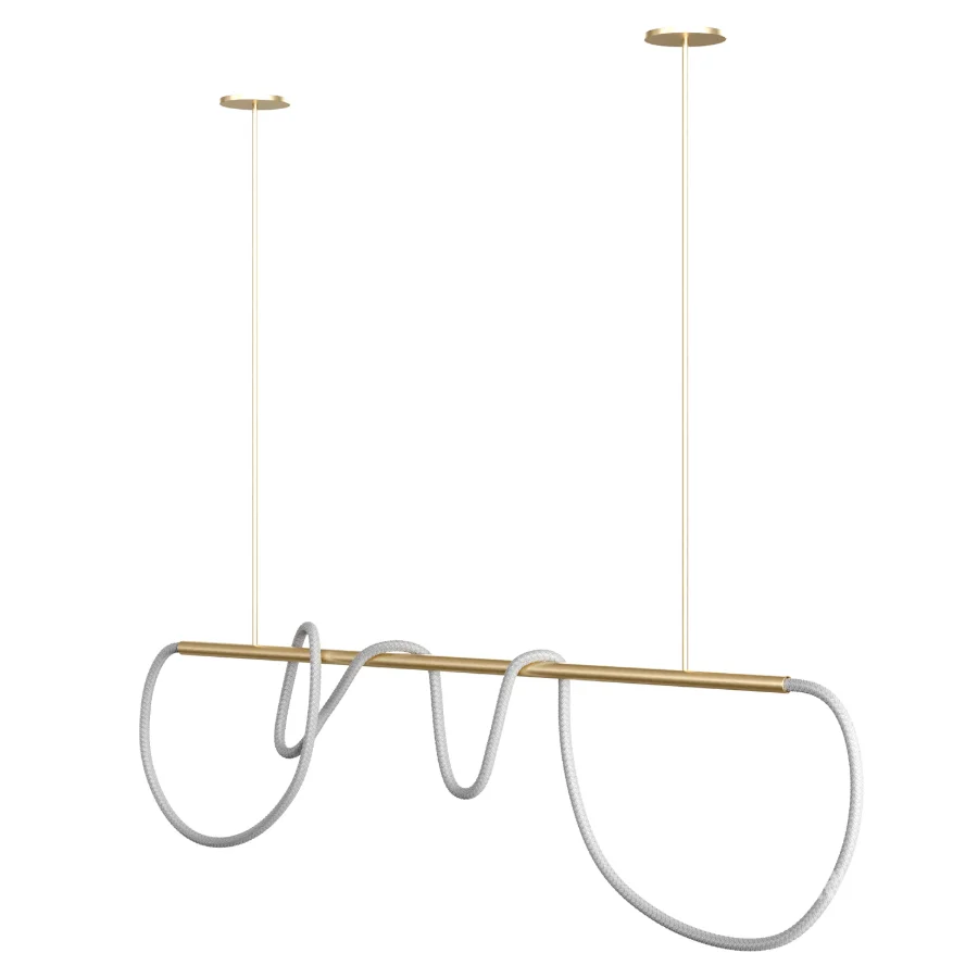 Festif Linear Pendant Lamp by Dbianco vol 2 Image 5