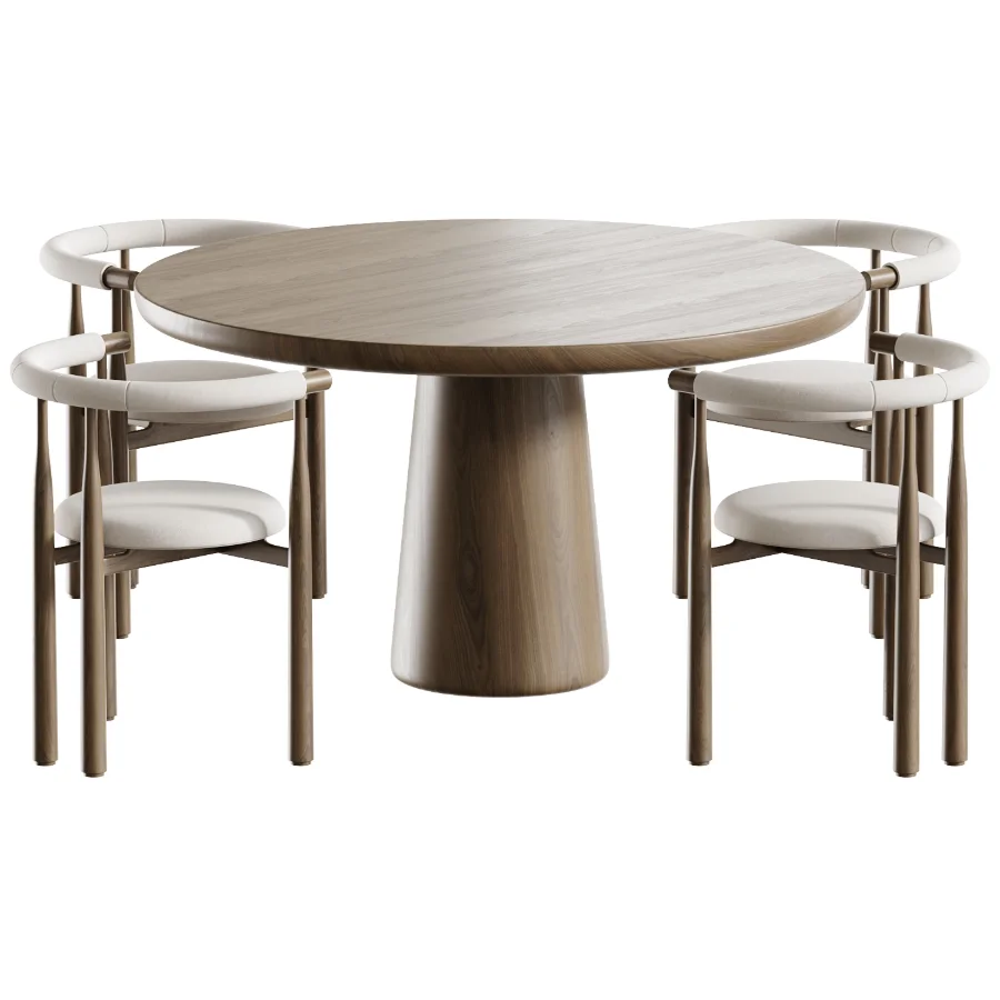 Chair RENGE and Dining table Makoto Image 2