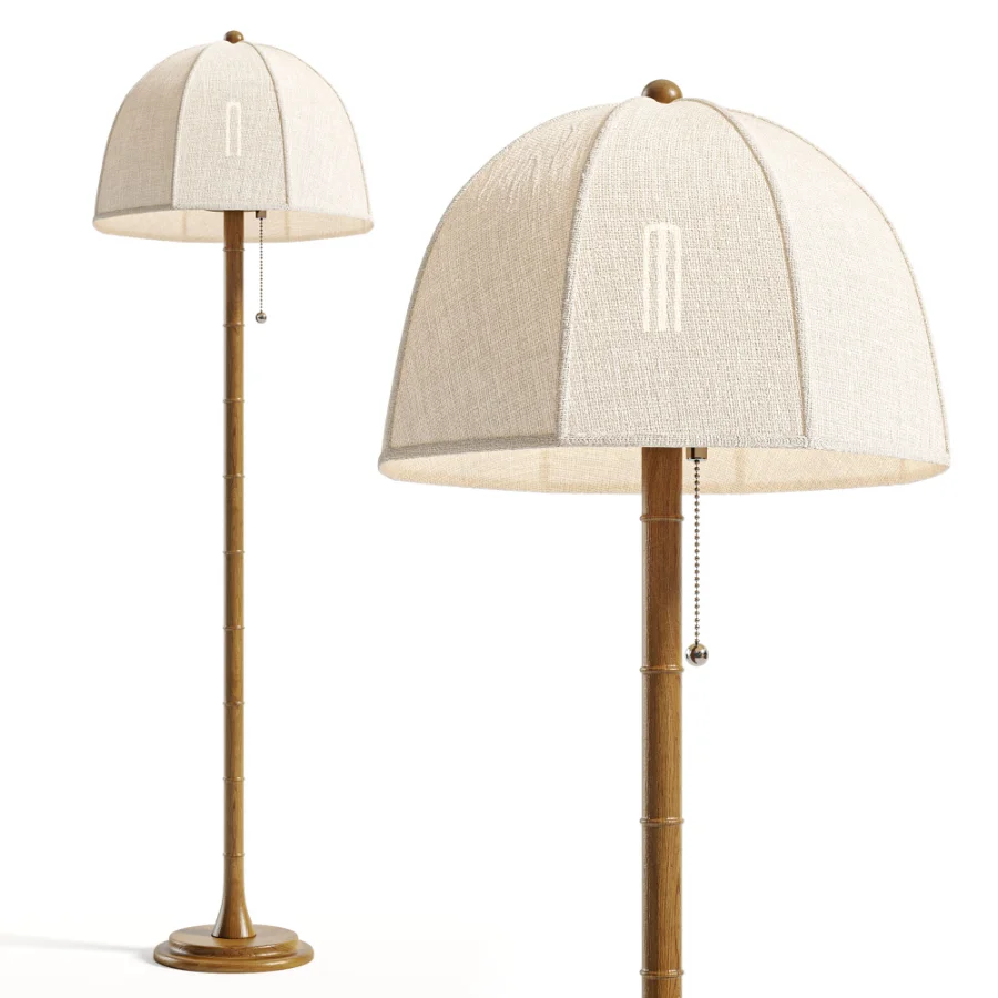 Bates Bamboo Style Floor Lamp by Jake Arnold Image 3