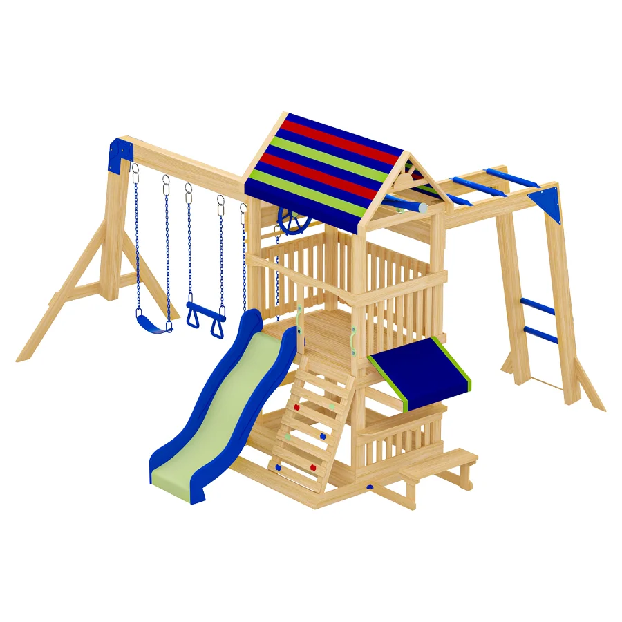 Backyard Discovery Beach Front All Cedar Swing Set Image 8