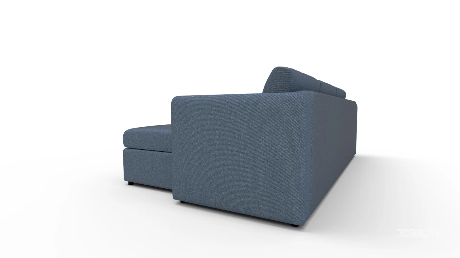 Sectional with Narrow Arm and Storage Ottoman Image 9