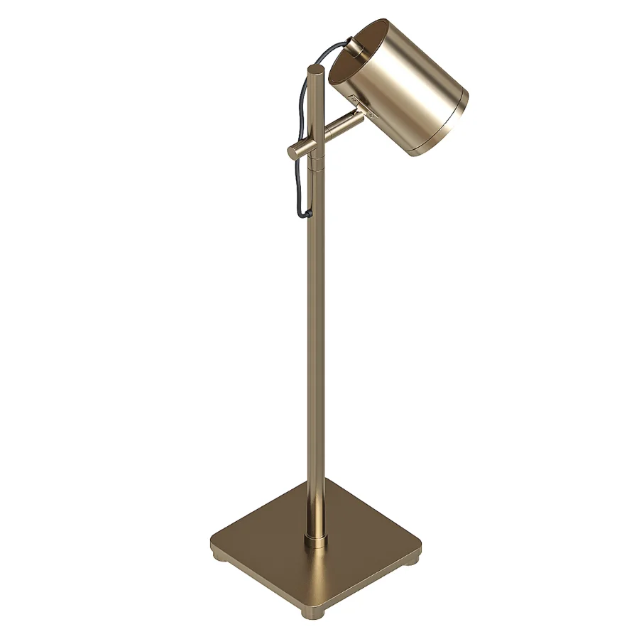 Adjustable nickel desk lamp Image 5