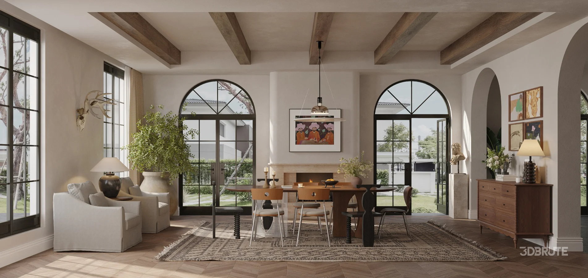 modern dining room Image 1