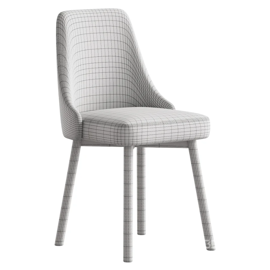 Contemporary Upholstered Dining Chair Image 7