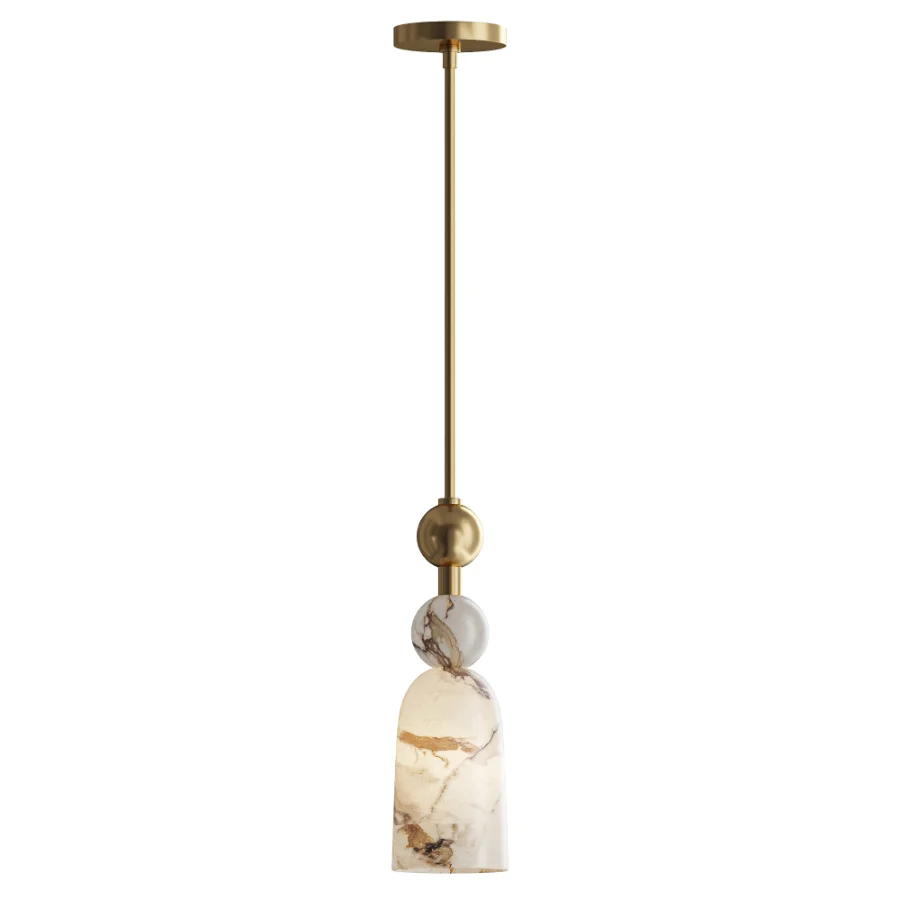 Flume Alabaster Pendant Lamp Image 2