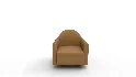 Haven Swivel Chair Poly Performance Velvet Dijon Dark Walnut - Thumbnail 1