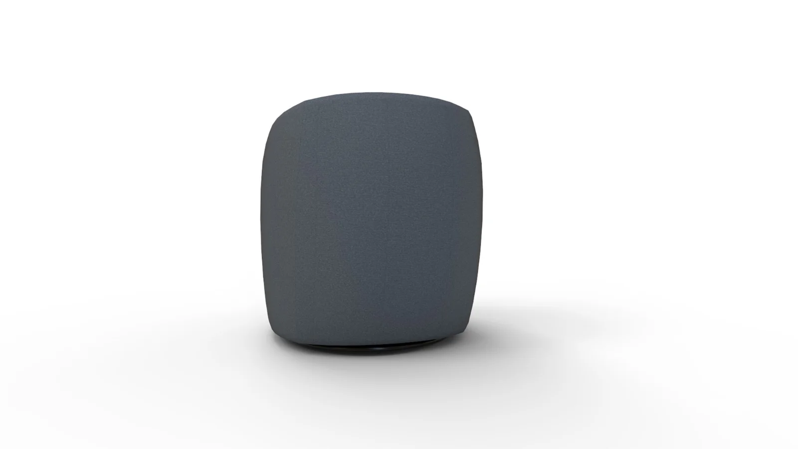 Tub Swivel Chair Navy Linen Image 8