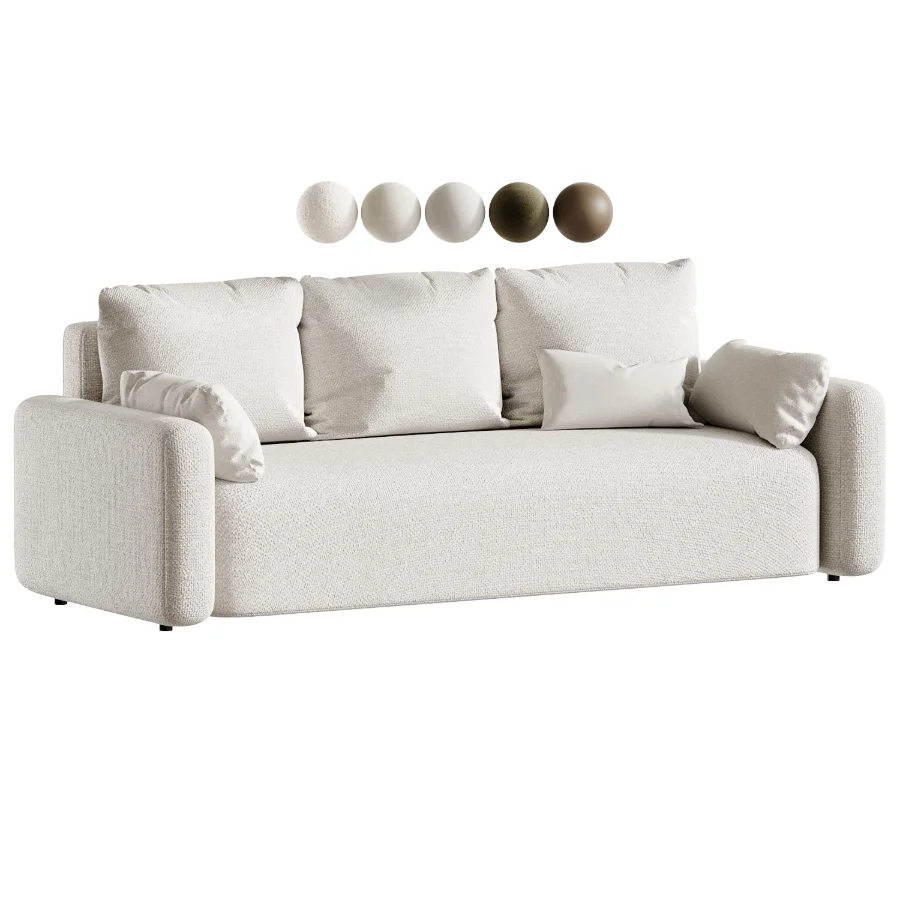 Kirmas Chenille straight sofa Image 5