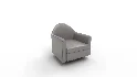 Haven Swivel Chair Poly Performance Velvet Dijon Dark Walnut - Thumbnail 7