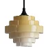 Sanenos Retro Geometric Glass Pendant Light - Thumbnail 1