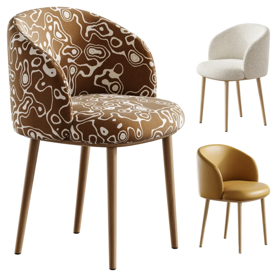 Balanced Outlined Arm Chair Image 1
