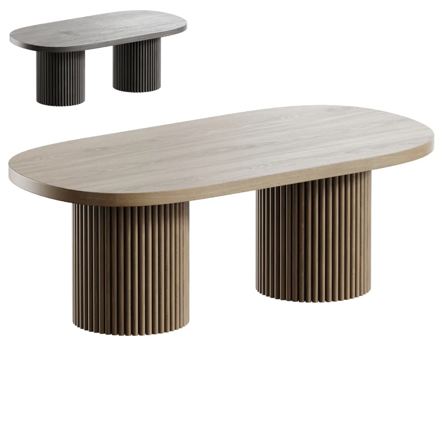 Oval Single Coffee Table Image 1