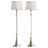 360 Lighting Karl Brushed Nickel Floor Lamp - Thumbnail 1