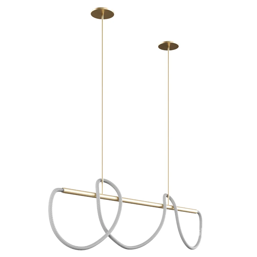 Festif Linear Pendant Lamp by Dbianco vol 1 Image 4