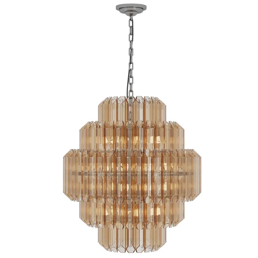 Adaline Glass Chandelier Image 1