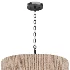 Kalini Double Drum Convertible Chandelier - Thumbnail 2