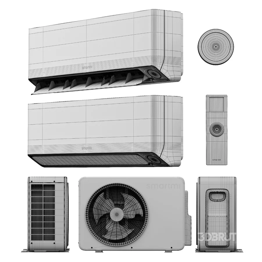 Xiaomi Smartmi Air Conditioner + Outside Image 2