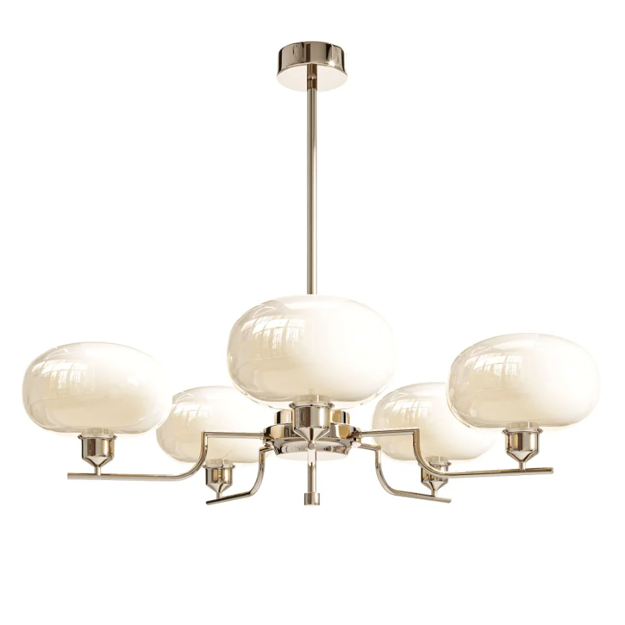 Afralia Glass Ball Pendant Chandelier Image 5