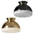 Elody Medium Flush Mount 15 Brass - Thumbnail 1