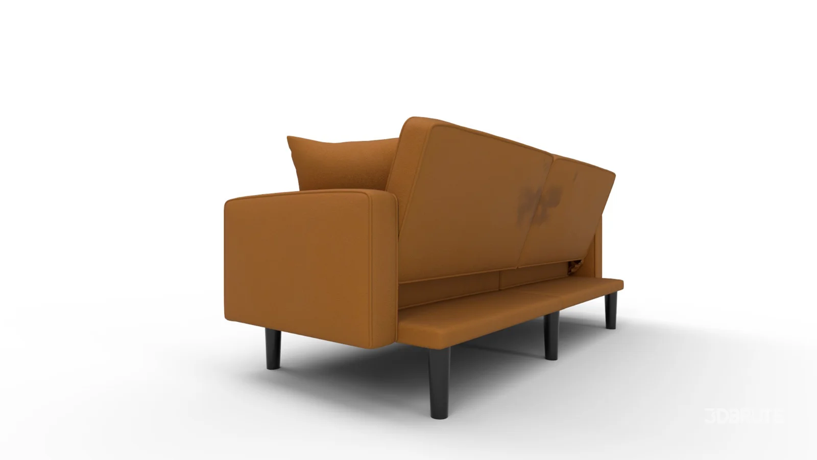 Stoa Paris Amber Brown 2 Seater Recharge Sofa Image 4
