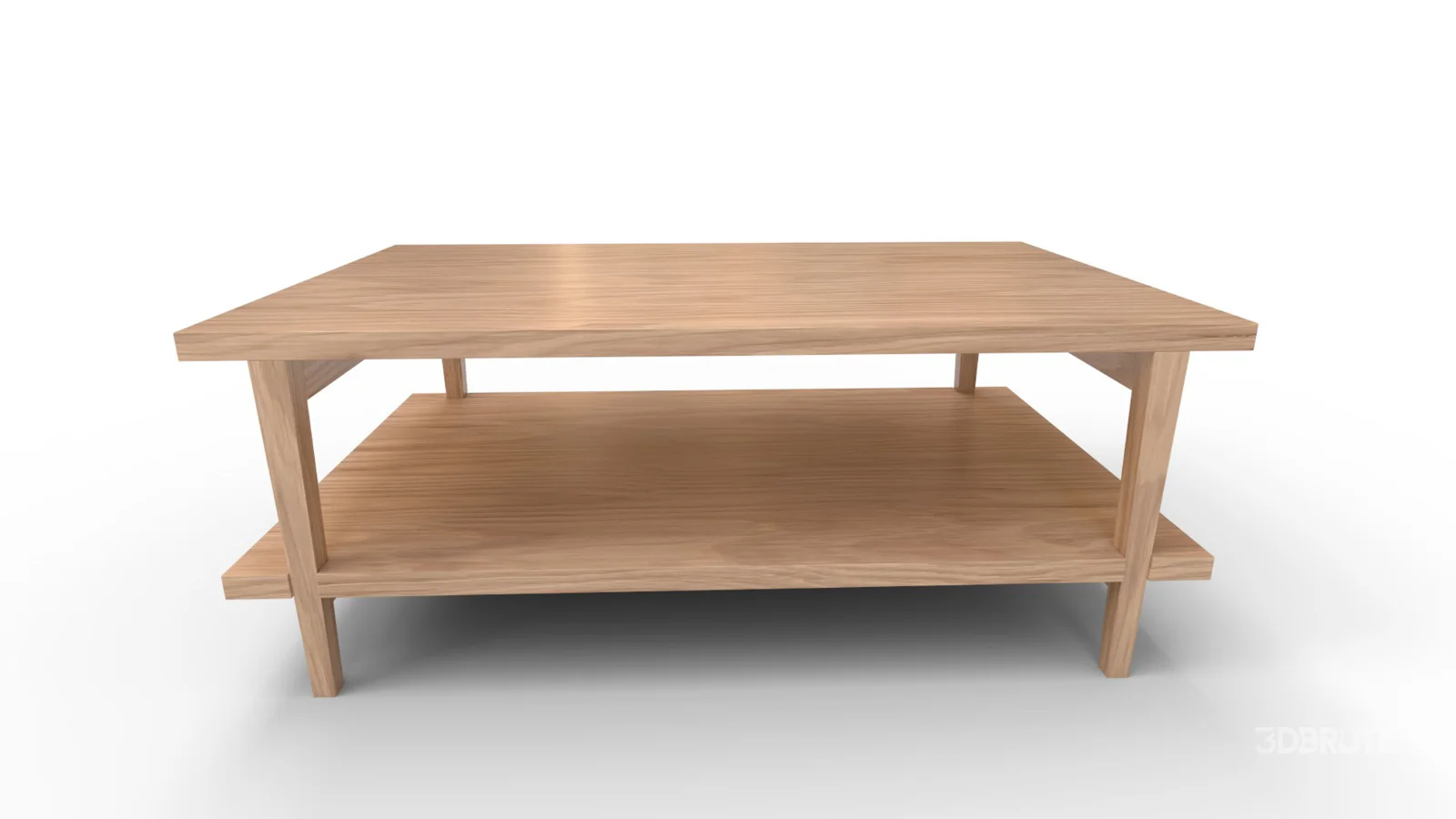 Coffee Table with Shelf Image 8