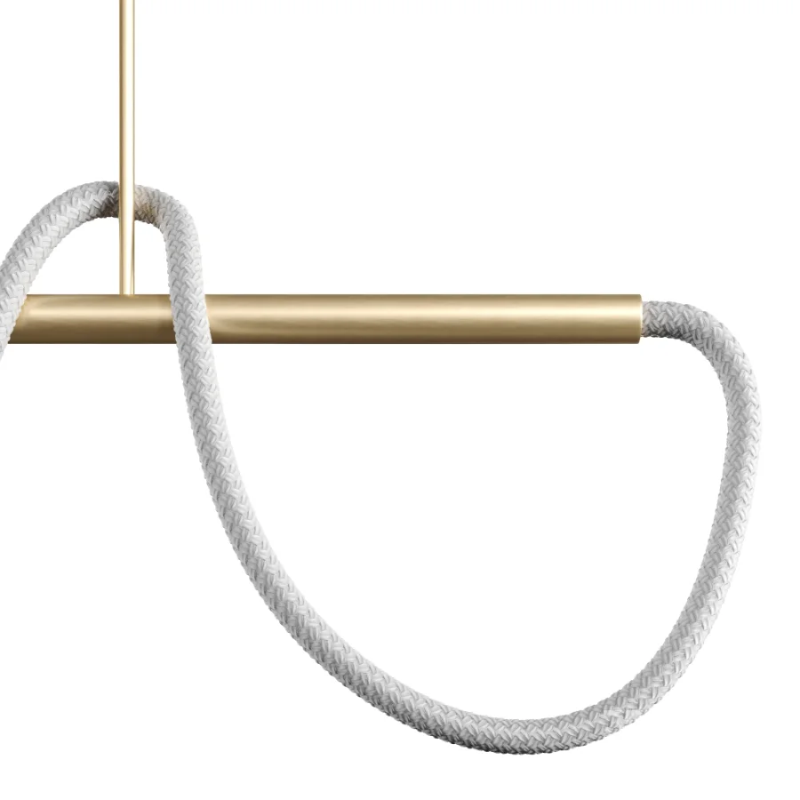 Festif Linear Pendant Lamp by Dbianco vol 1 Image 3