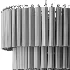 Large Janae chandelier made of glass Westwing Collection - Thumbnail 5