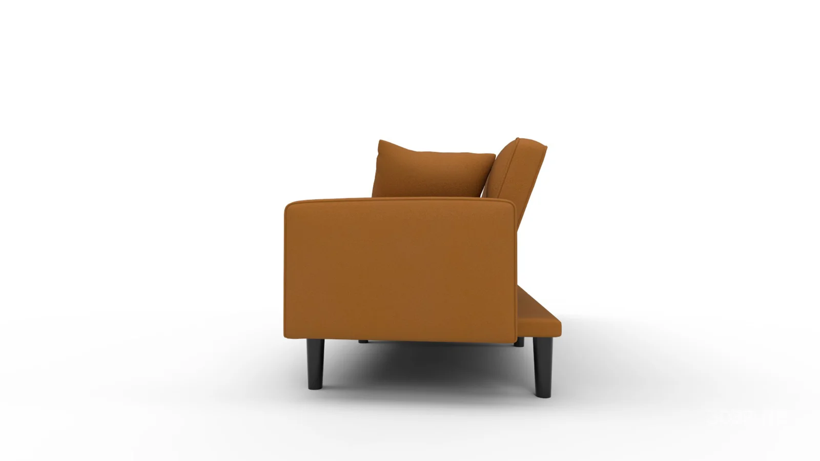 Stoa Paris Amber Brown 2 Seater Recharge Sofa Image 1