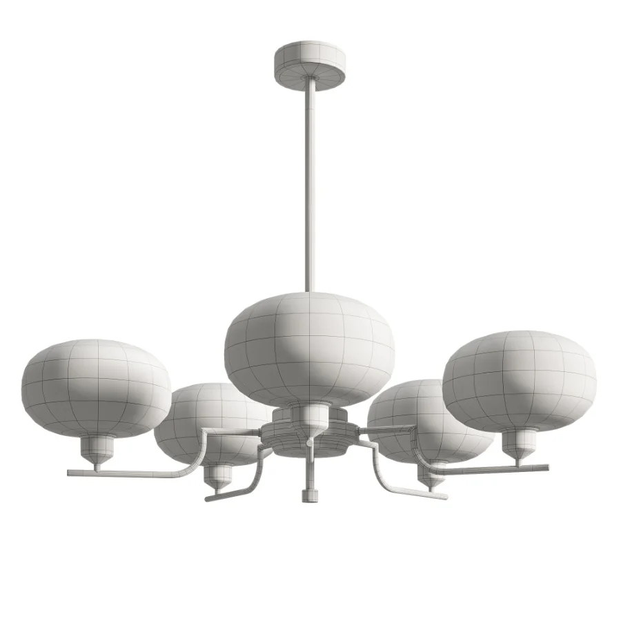 Afralia Glass Ball Pendant Chandelier Image 2