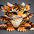 Cute Baby Tiger Dragon - Thumbnail 7
