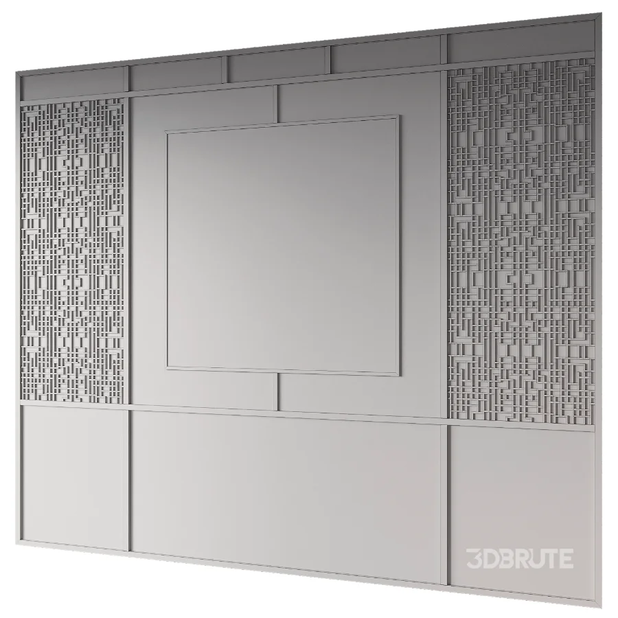 Japanese Zen Wall Panel Image 3