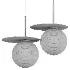Bomma Umbra Crystal Stainless Steel Pendant Lamp - Thumbnail 3