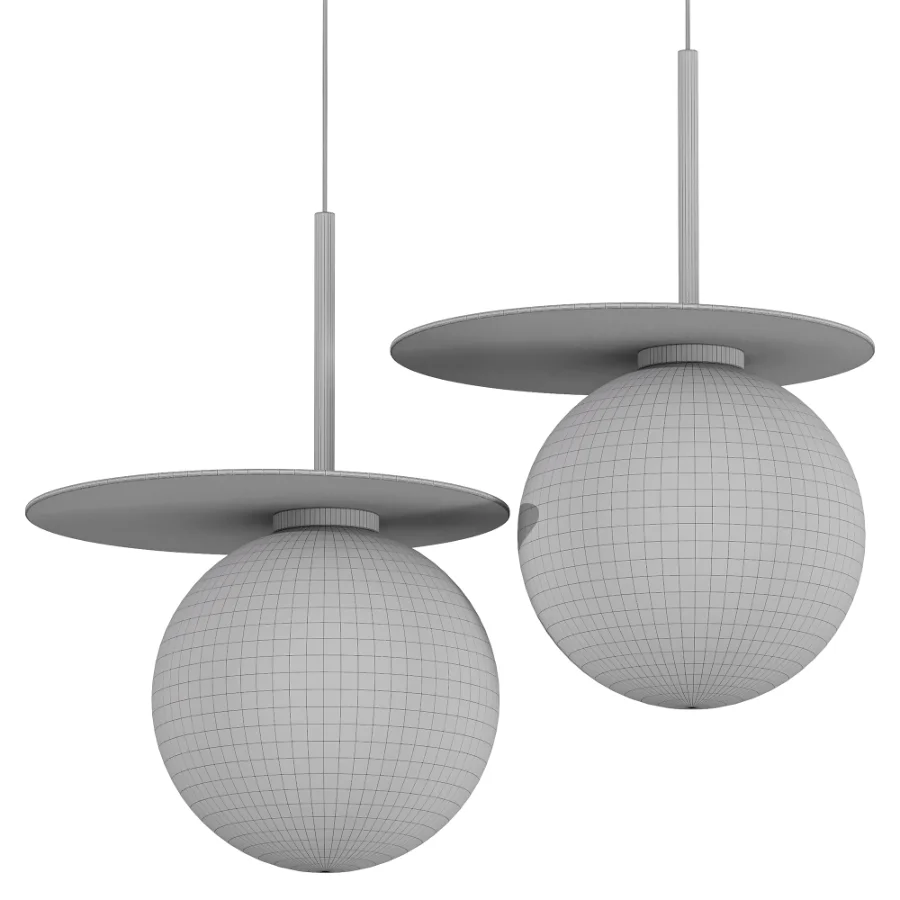 Bomma Umbra Crystal Stainless Steel Pendant Lamp Image 3