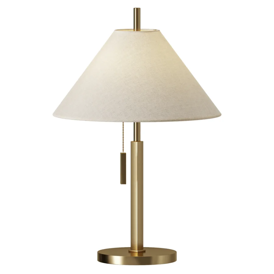 Ennie Table Lamp Vintage Brass Image 1