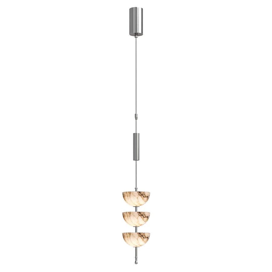 NIFANG Copper and Marble Pendant Lamp Image 3