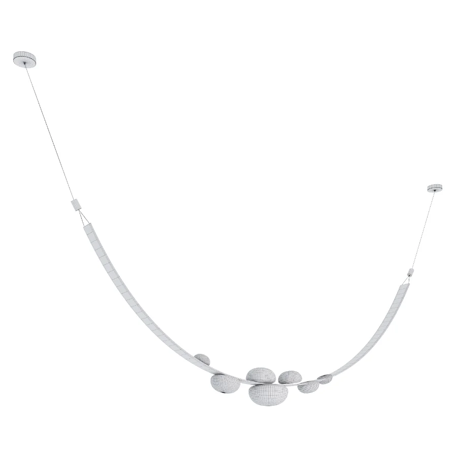 Alex Modern Dew Drops Alabaster Chandelier Image 2
