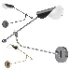 Adjustable metal wall lamp - Thumbnail 5