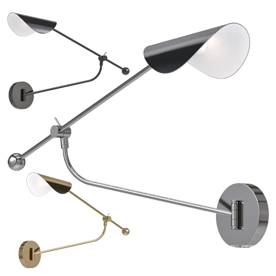Adjustable metal wall lamp Image 5