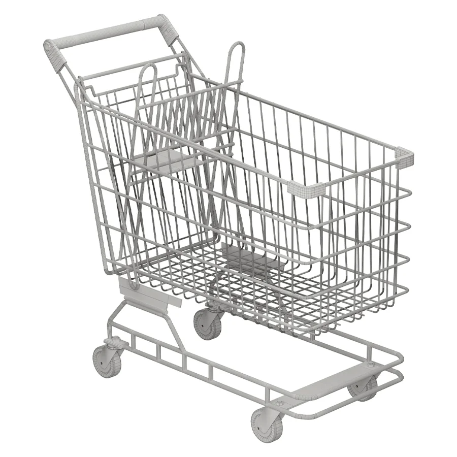 Shopping Trolley with Child Seat Image 5