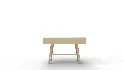 Two Drawer Cane Desk in Brown Wood - Thumbnail 6
