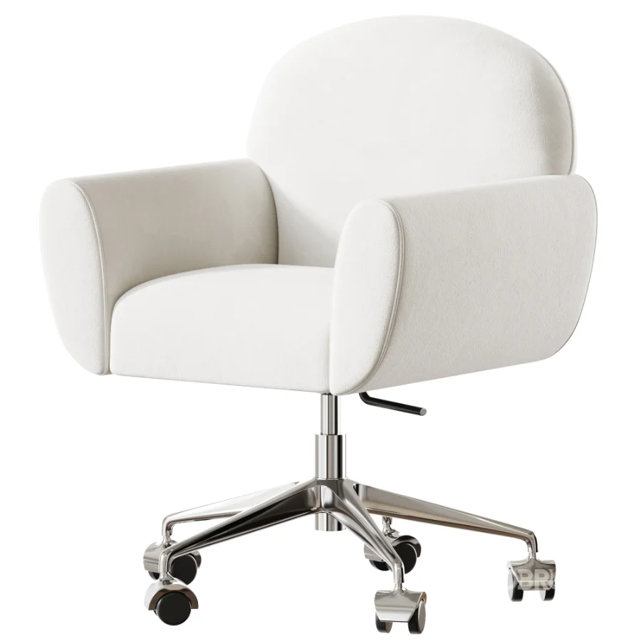 Chrome Office Chair Image 2