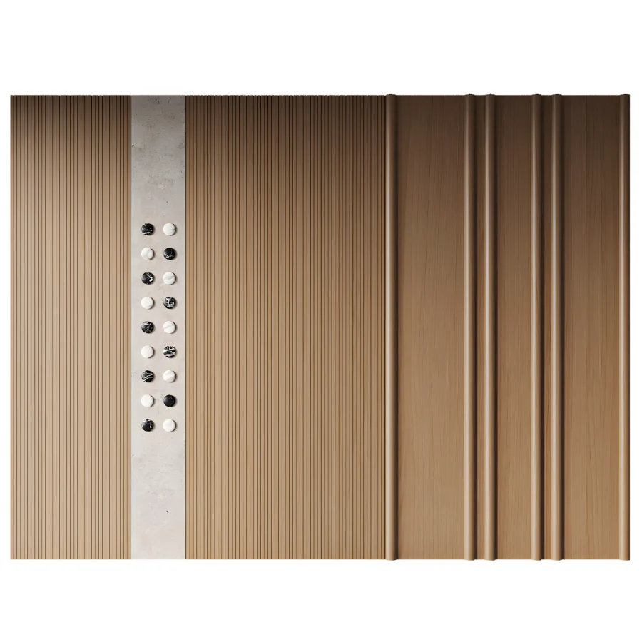 Modern Wooden Wall Panel Image 2