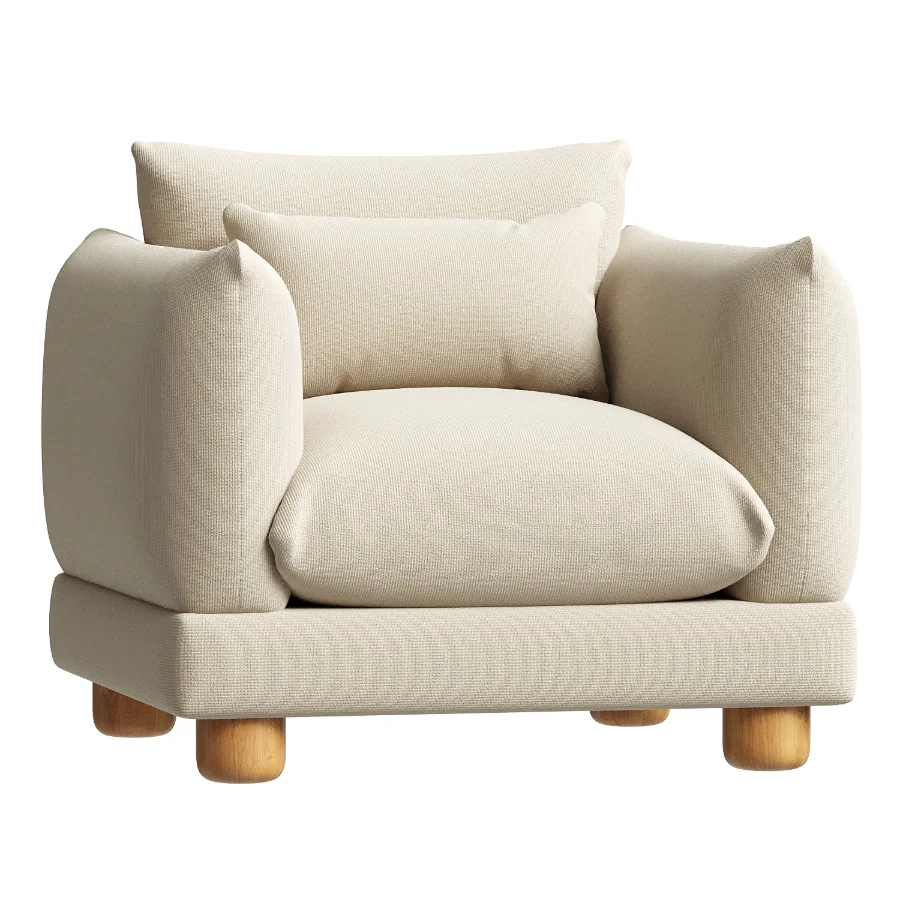 Chelse Upholstered Club Chair Image 4