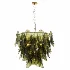Magnolia Smoke White Glass Chandelier - Thumbnail 1