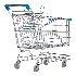 Shopping Trolley with Child Seat - Thumbnail 9