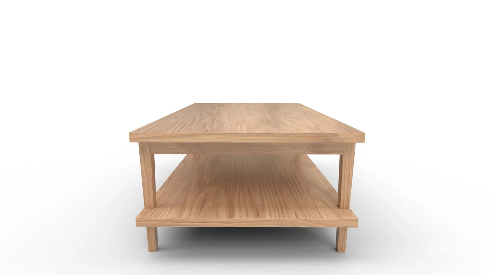 Coffee Table with Shelf Image 2