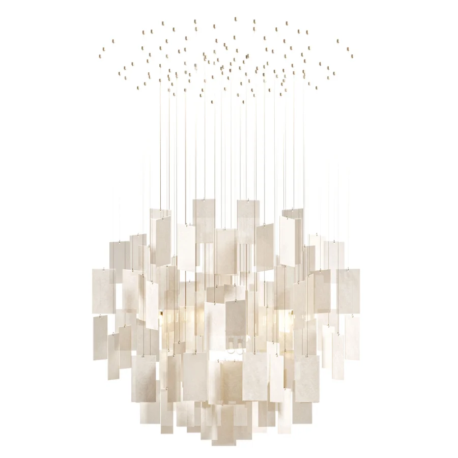 Cumulus White Chandelier Collection Image 1